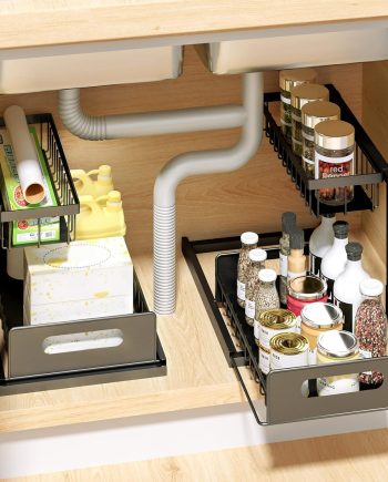 2 Tier Rustproof Under Cabinet Storage