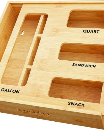 Bag Storage Organizer for Kitchen Drawer