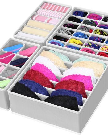 Closet Underwear Organizer Drawer Divider Set of 4